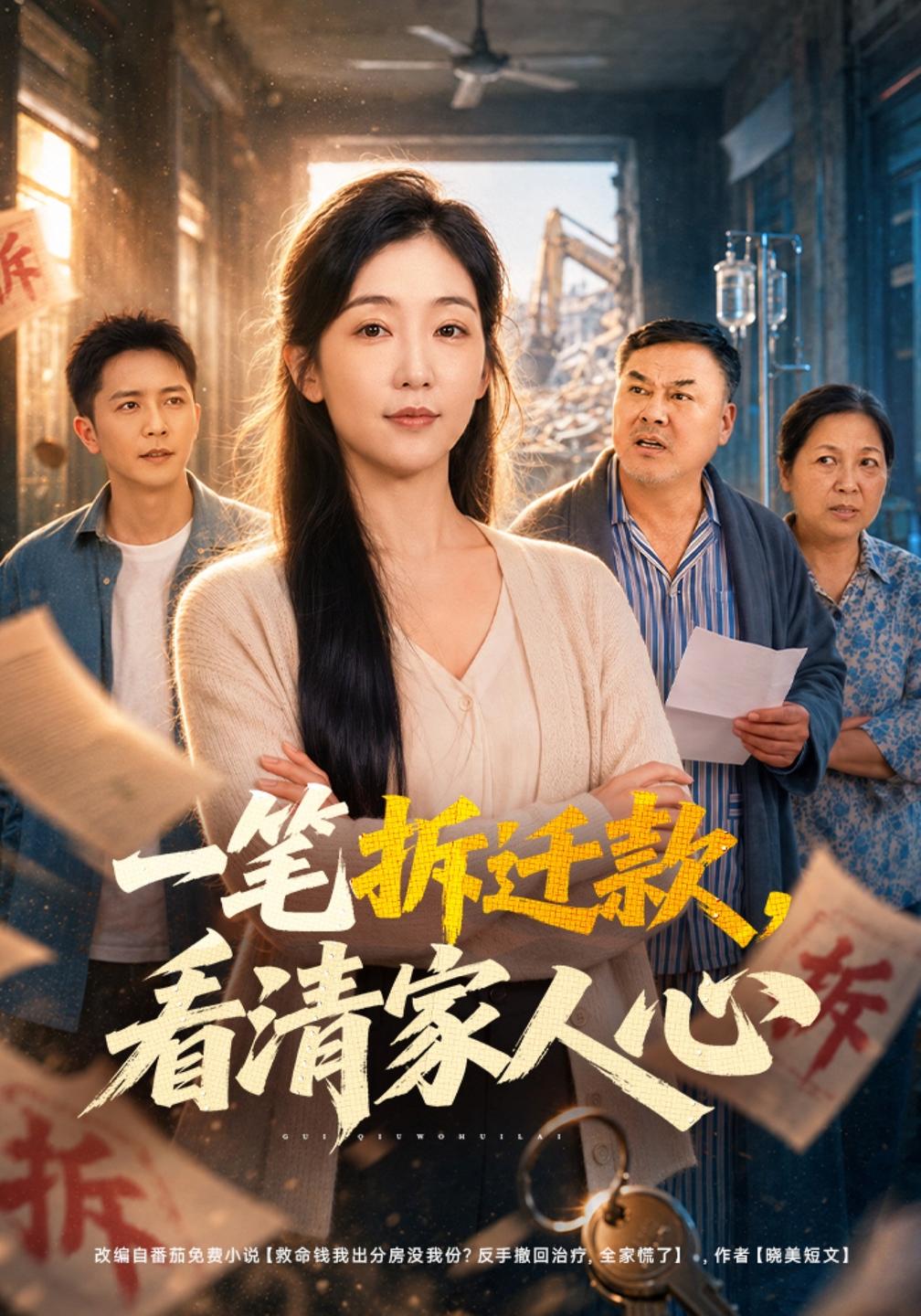 一笔拆迁款,看清家人心